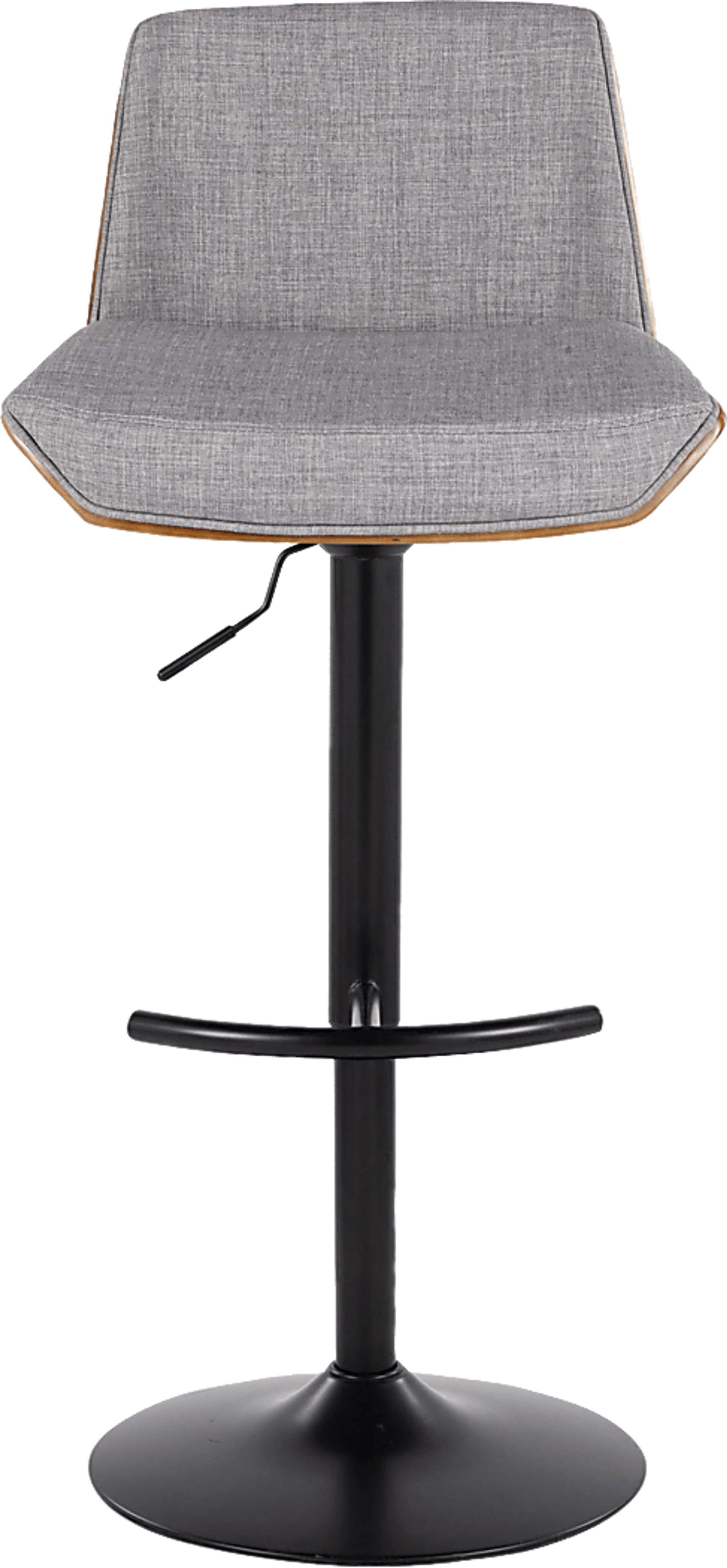 Weymanda IV Gray Adjustable Barstool, Set of 2 - Image 7