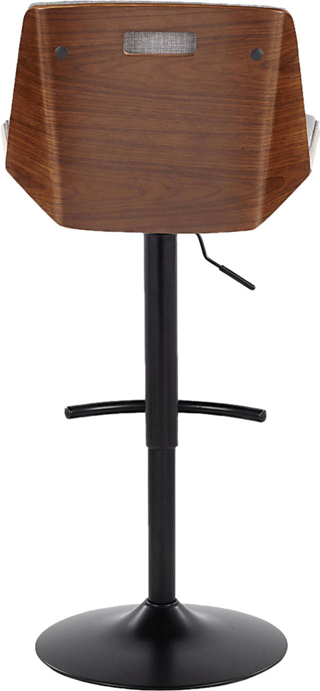 Weymanda IV Gray Adjustable Barstool, Set of 2 - Thumbnail - Image 9