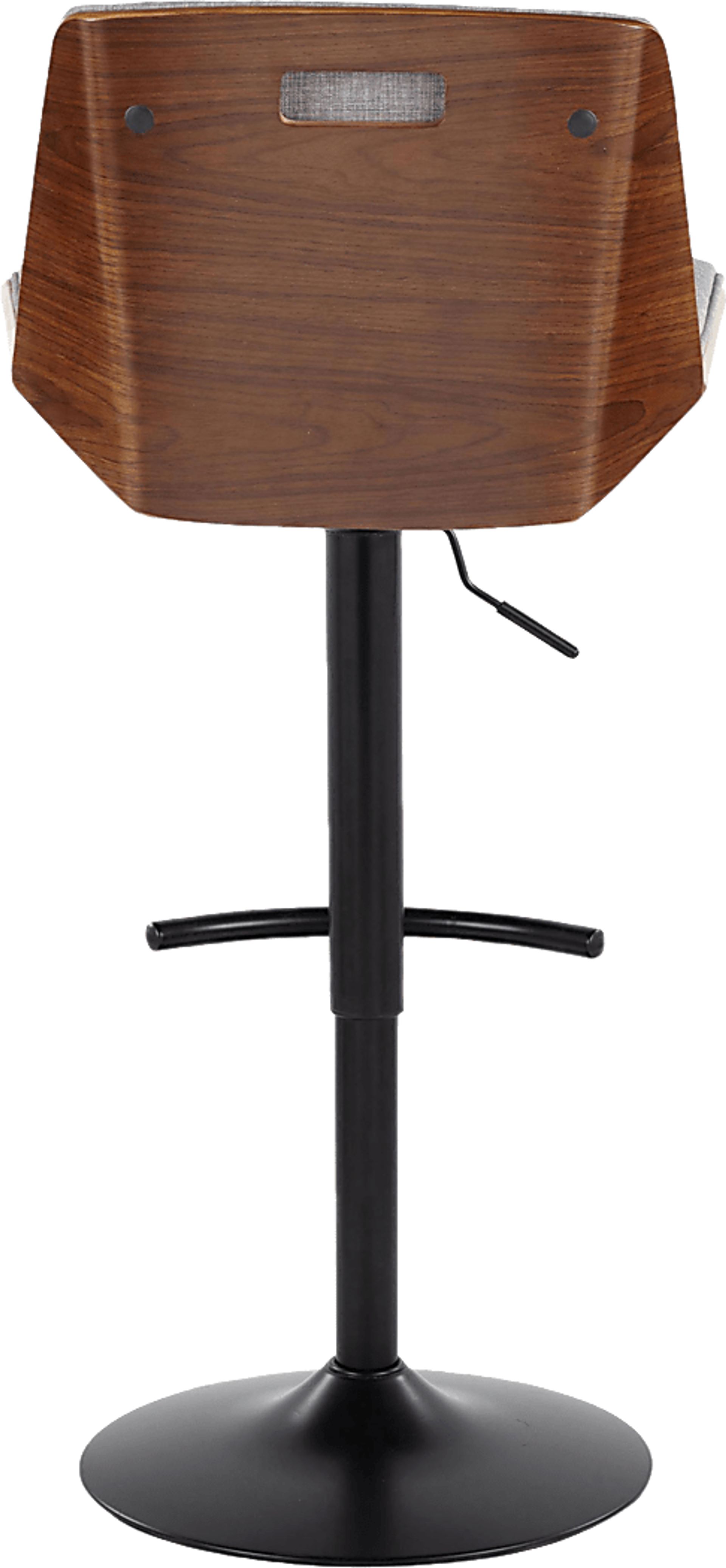 Weymanda IV Gray Adjustable Barstool, Set of 2 - Image 9