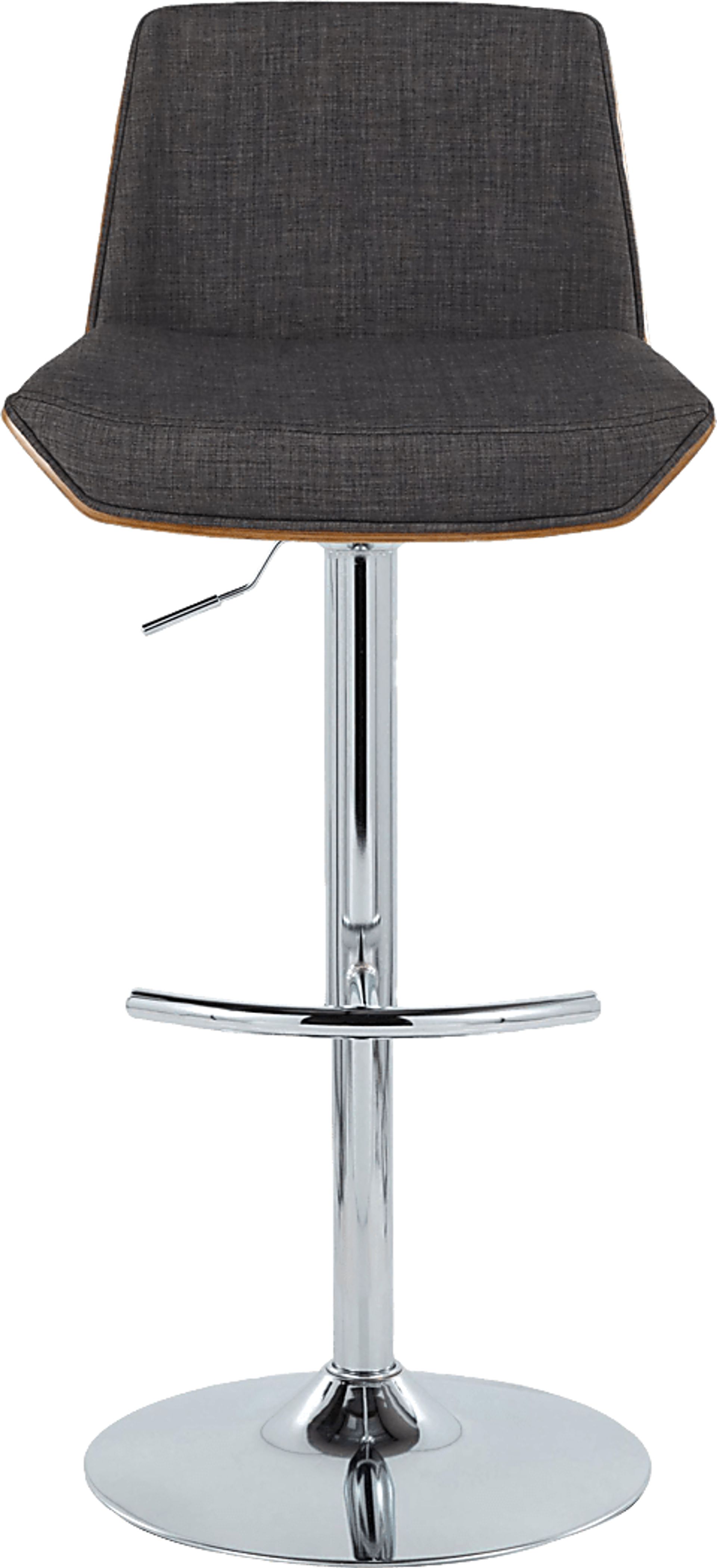 Weymanda V Charcoal Adjustable Barstool, Set of 2 - Image 5