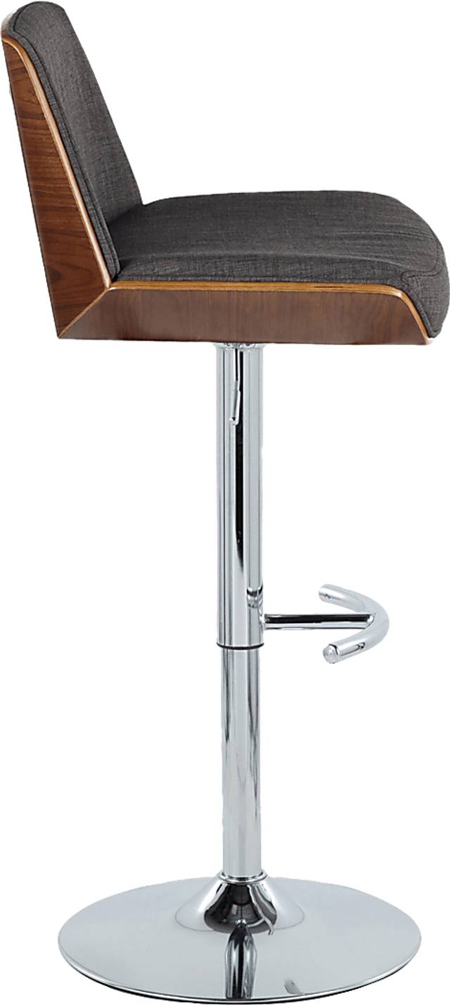 Weymanda V Charcoal Adjustable Barstool, Set of 2 - Thumbnail - Image 6