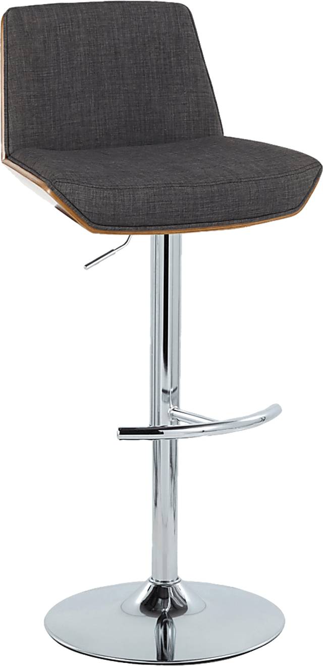 Weymanda V Charcoal Adjustable Barstool, Set of 2 - Thumbnail - Image 7