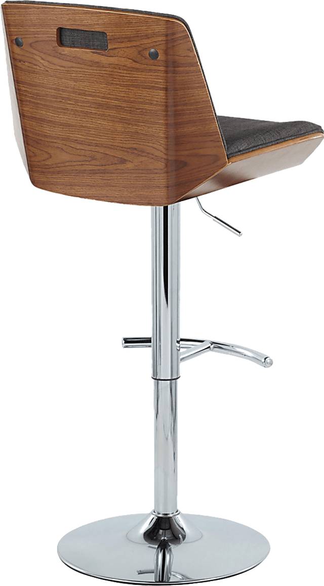 Weymanda V Charcoal Adjustable Barstool, Set of 2 - Thumbnail - Image 8