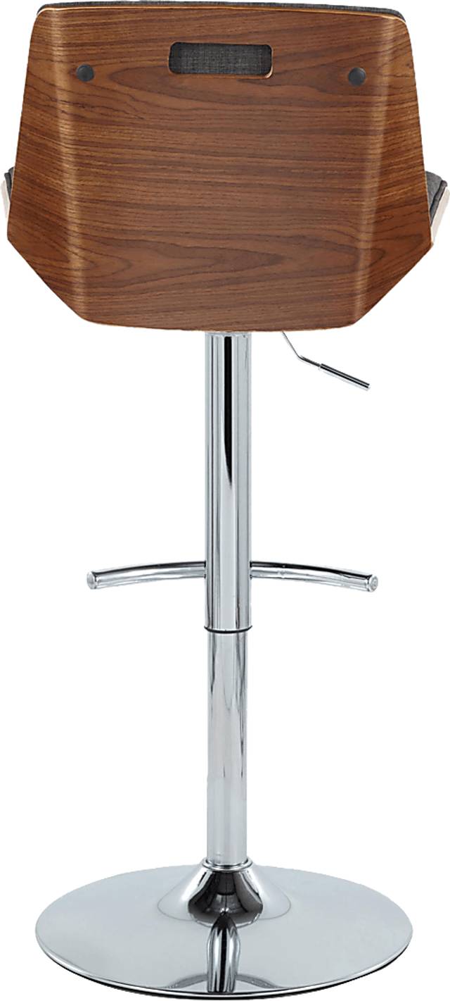 Weymanda V Charcoal Adjustable Barstool, Set of 2 - Thumbnail - Image 9