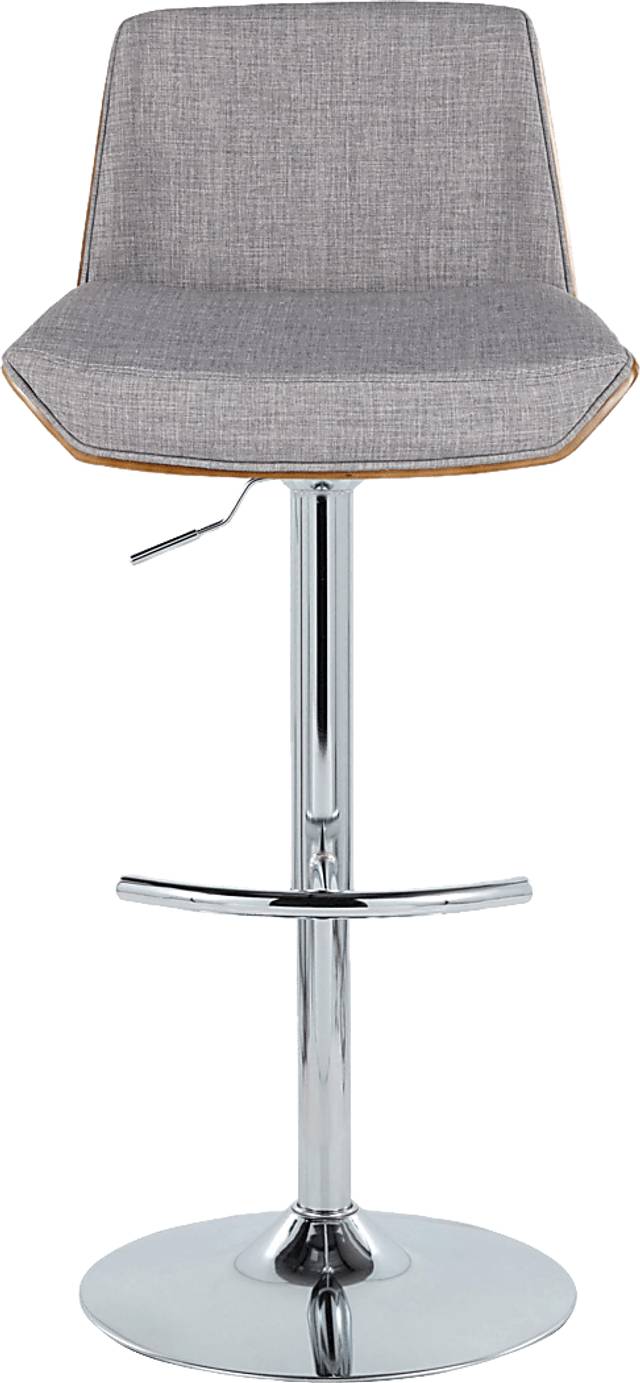 Weymanda V Gray Adjustable Barstool, Set of 2 - Thumbnail - Image 5
