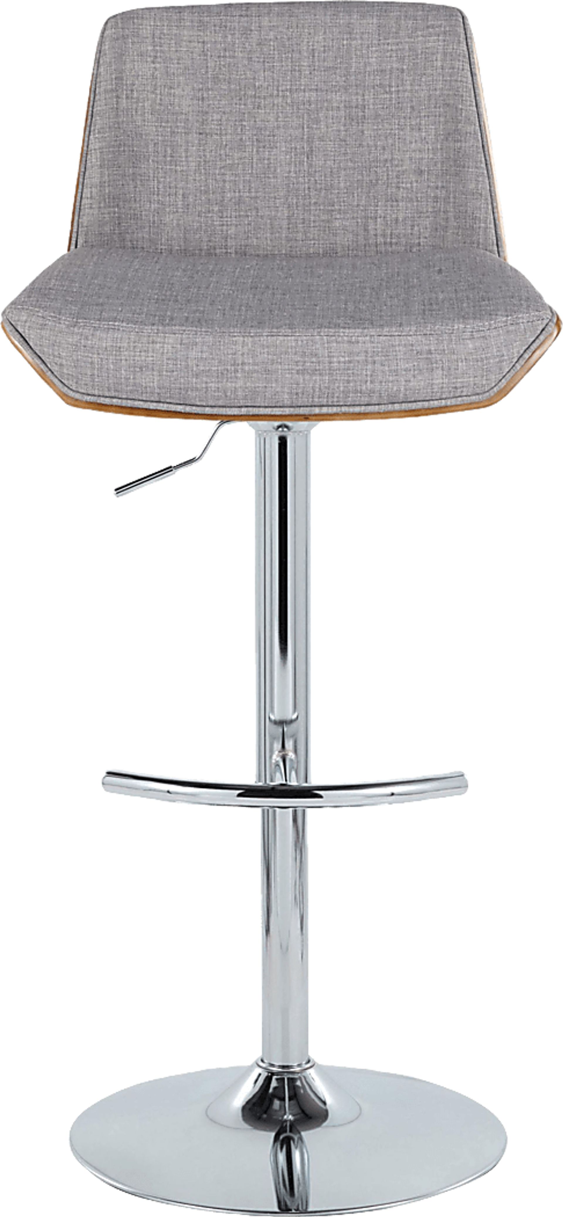 Weymanda V Gray Adjustable Barstool, Set of 2 - Image 5