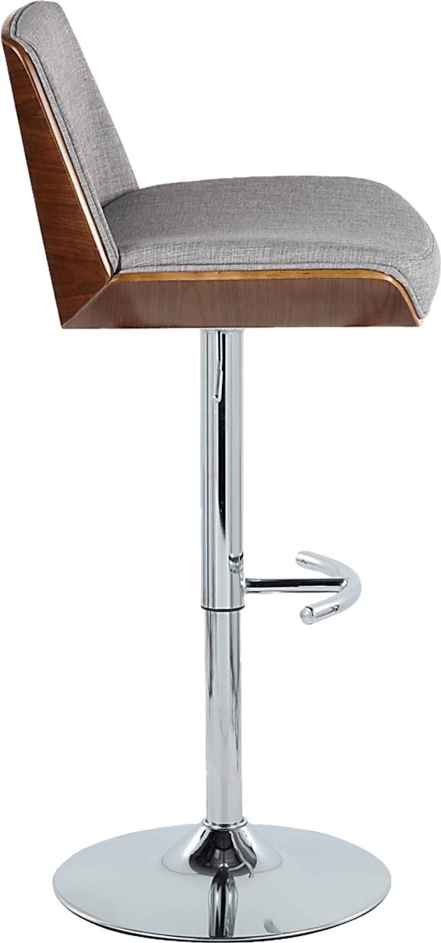 Weymanda V Gray Adjustable Barstool, Set of 2 - Thumbnail - Image 6