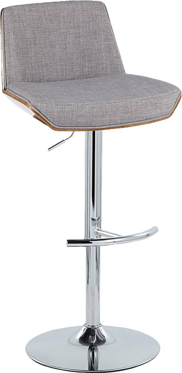 Weymanda V Gray Adjustable Barstool, Set of 2 - Thumbnail - Image 7