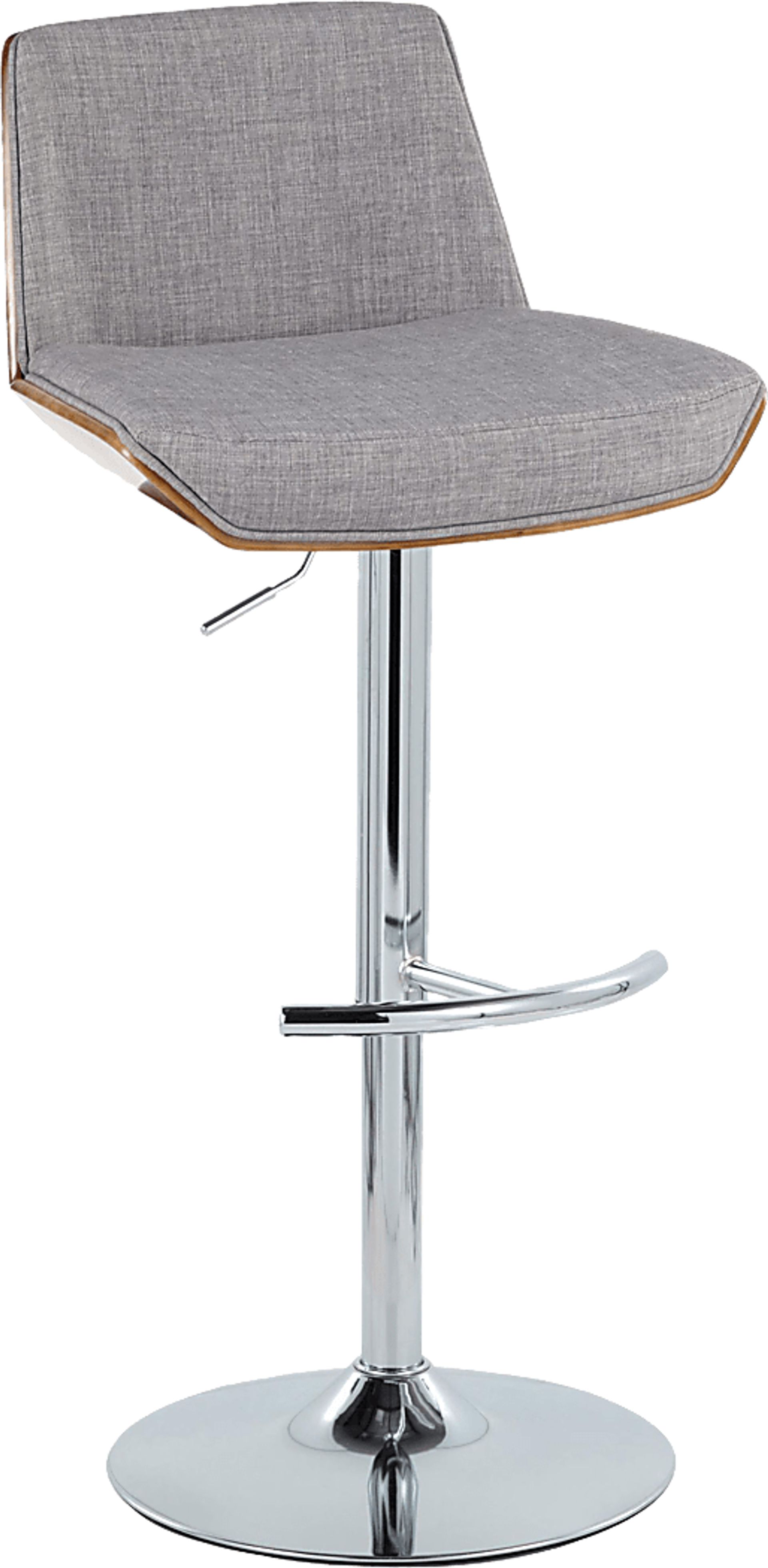 Weymanda V Gray Adjustable Barstool, Set of 2 - Image 7