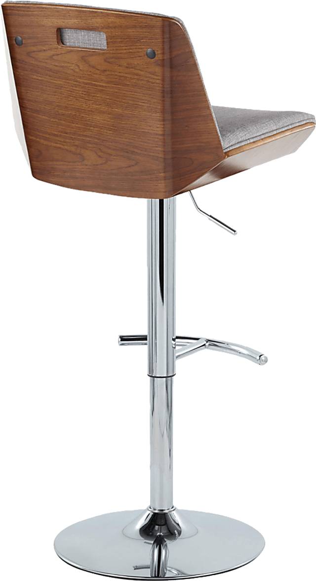 Weymanda V Gray Adjustable Barstool, Set of 2 - Thumbnail - Image 8