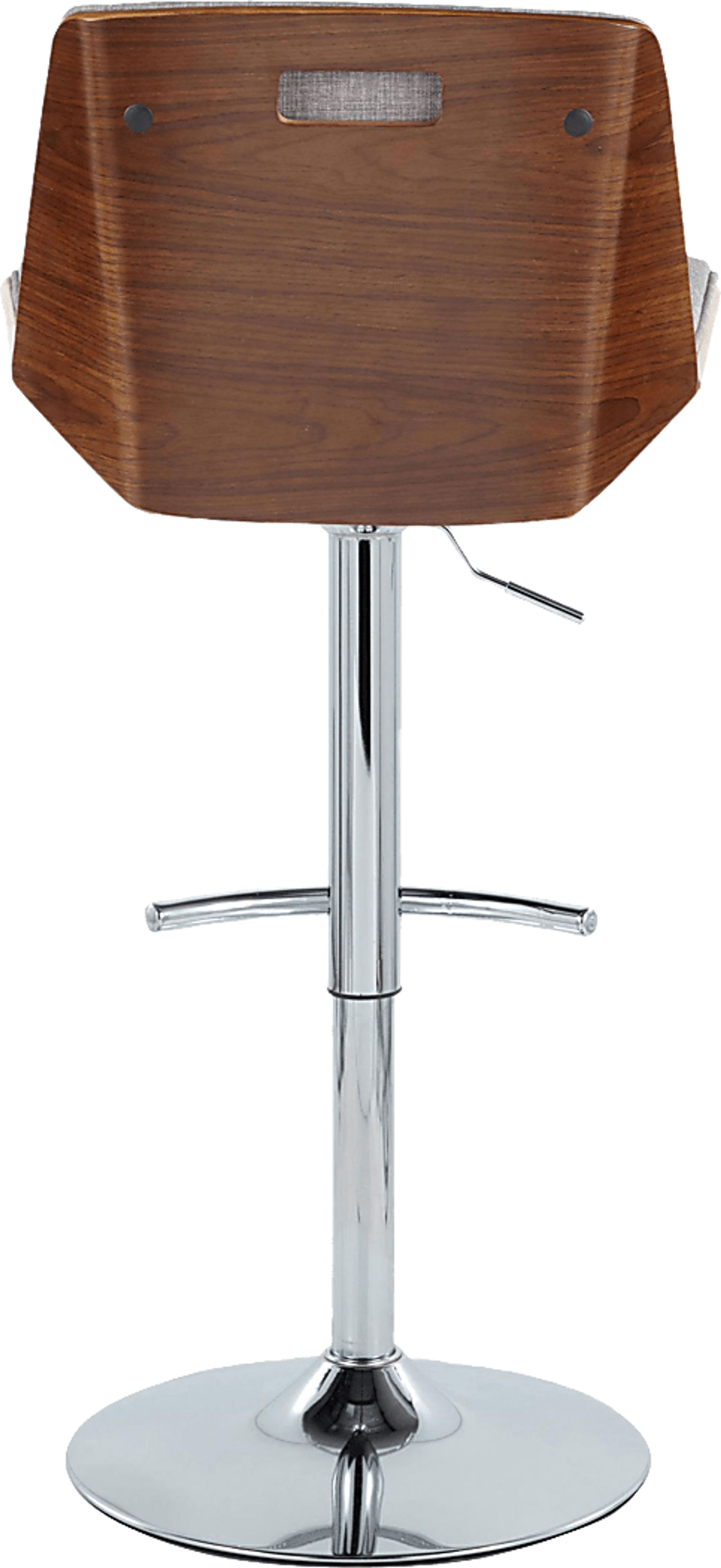 Weymanda V Gray Adjustable Barstool, Set of 2 - Image 9