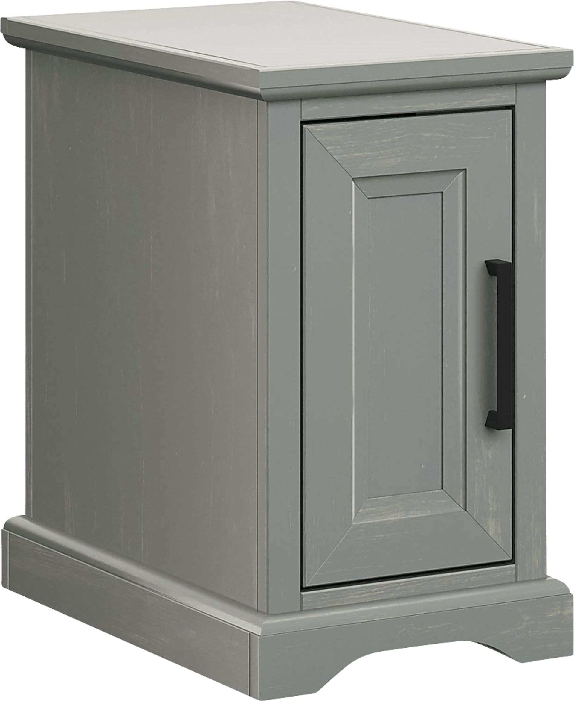 Weyna Gray Nightstand - Image 1