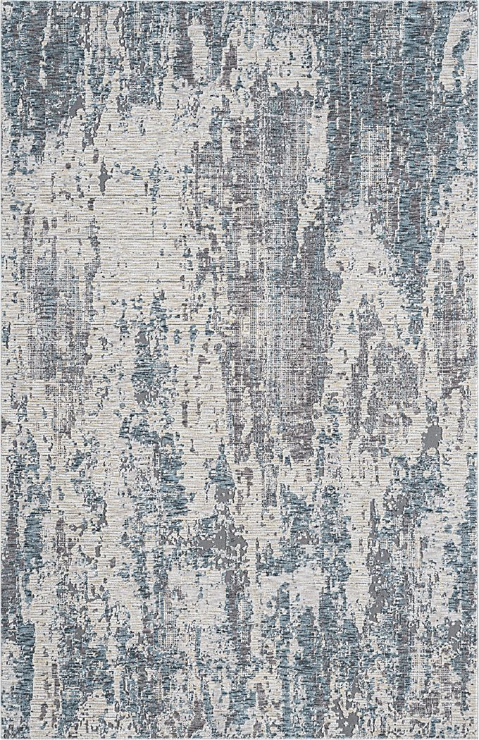 Weyson Gray/Blue 5' x 8' Rug