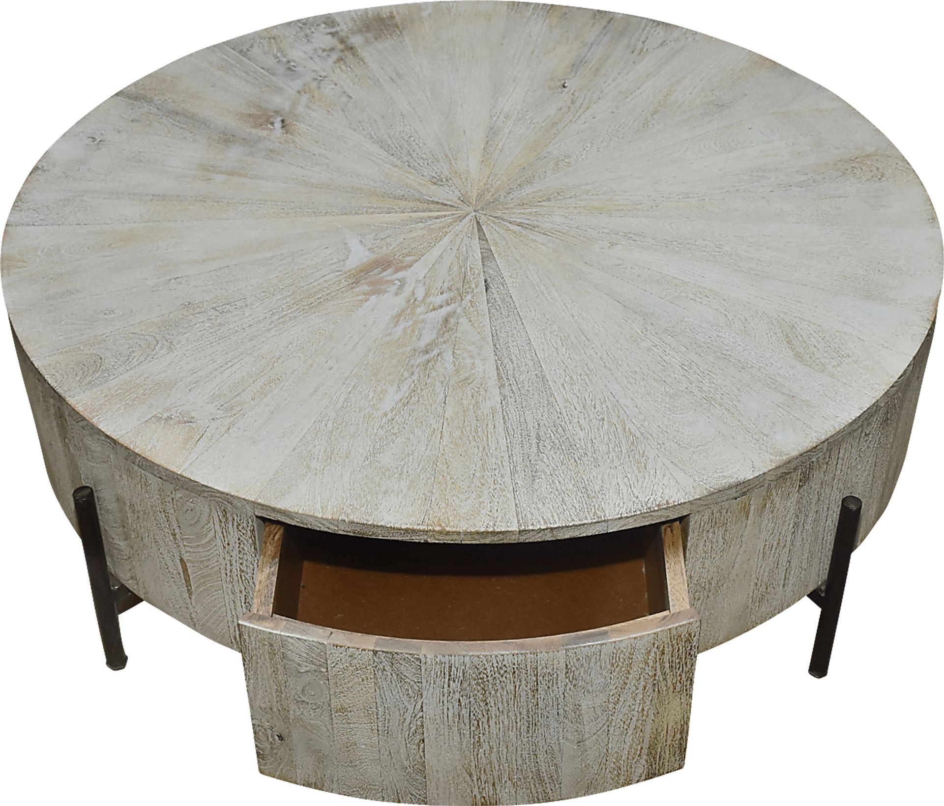 Wezani Weathered/Black Cocktail Table - Image 5