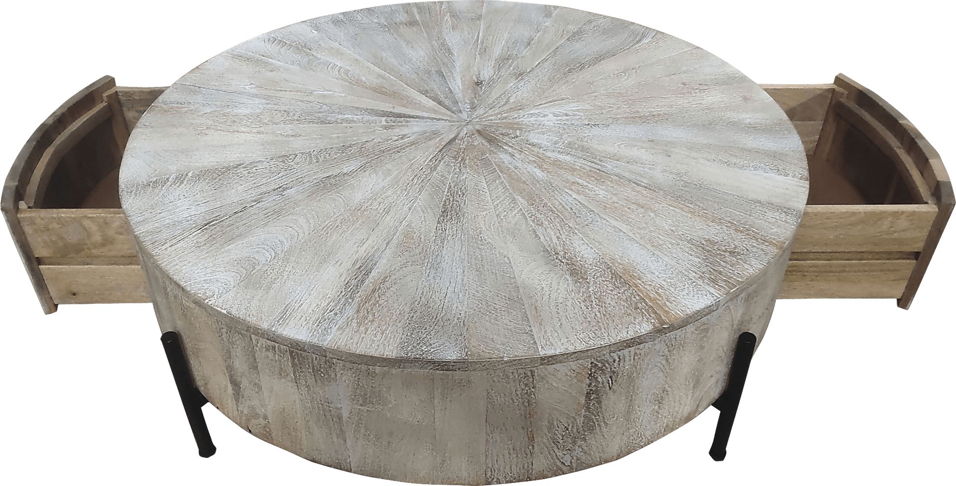 Wezani Weathered/Black Cocktail Table - Image 6
