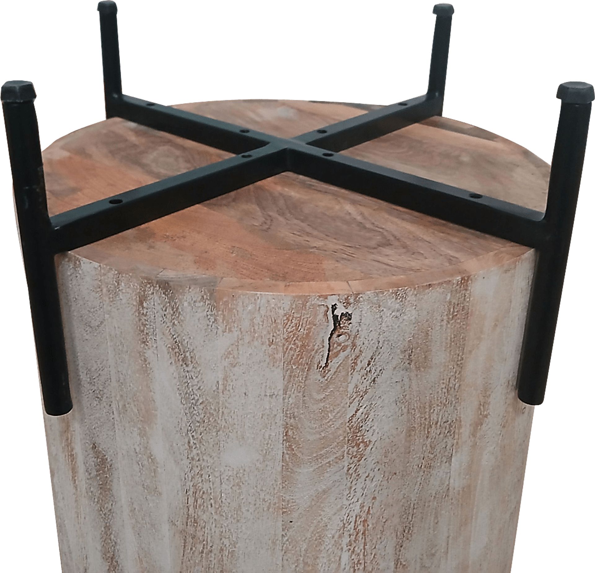 Wezani Weathered/Black End Table - Image 9