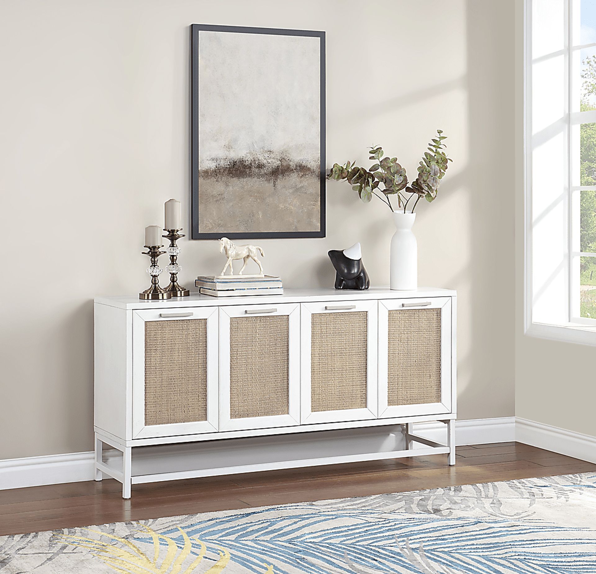 Whalstrom White Credenza - Image 2