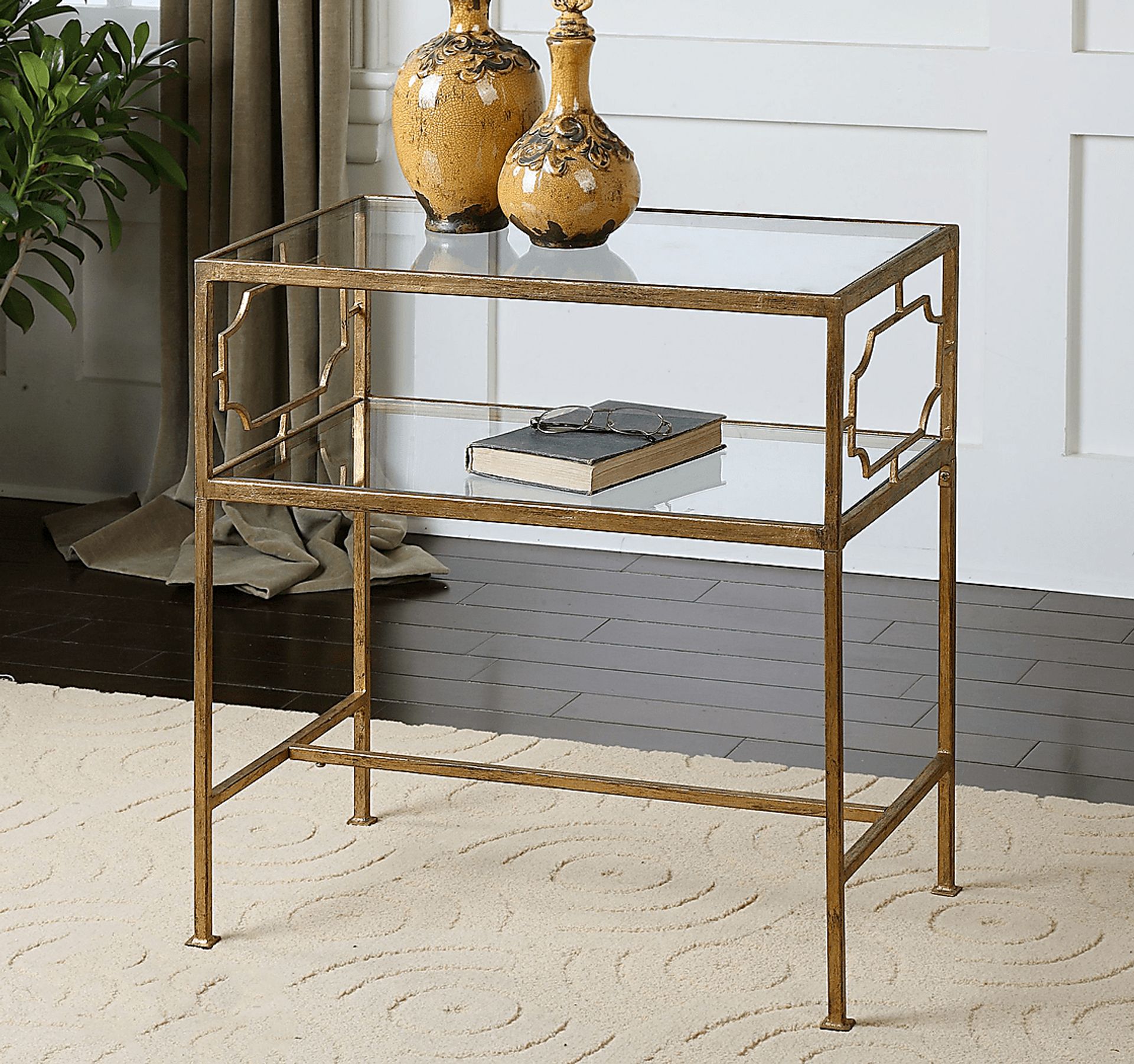 Wharfside Gold Side Table - Image 2