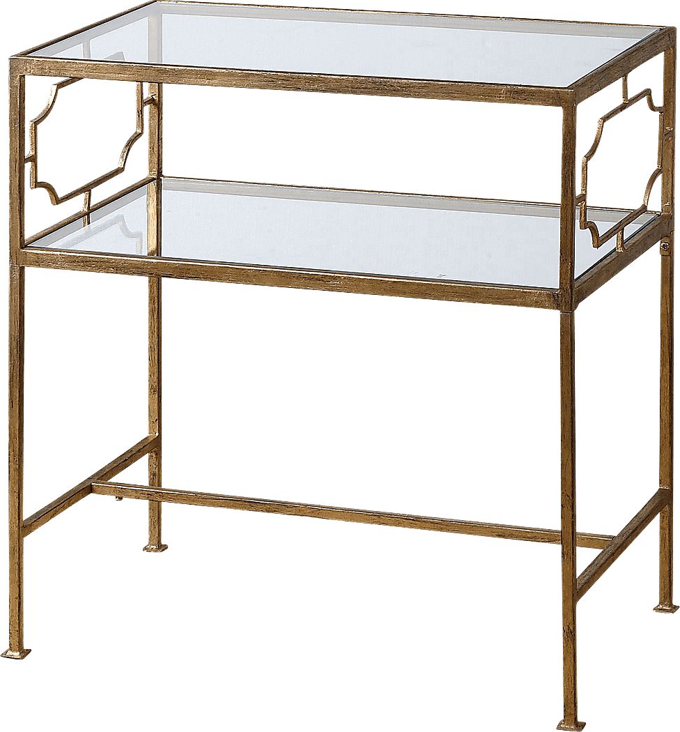 Wharfside Gold Side Table