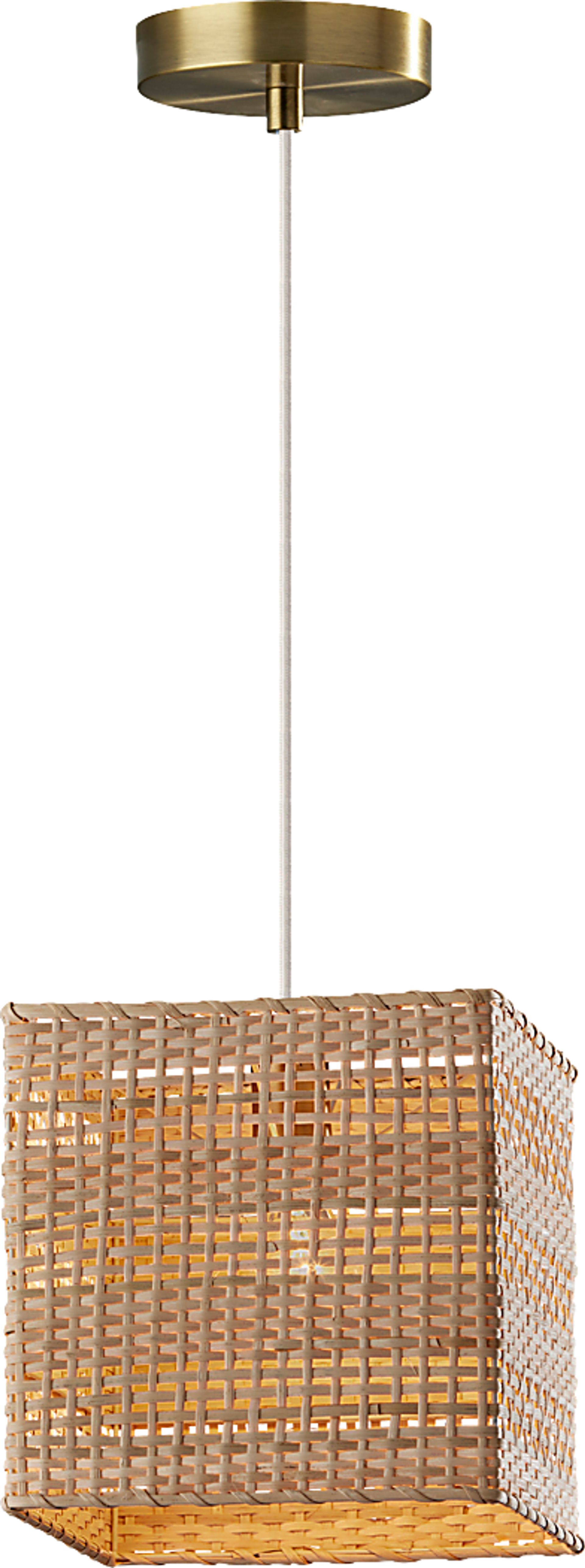 Whatley Nest Brass Pendant - Image 1