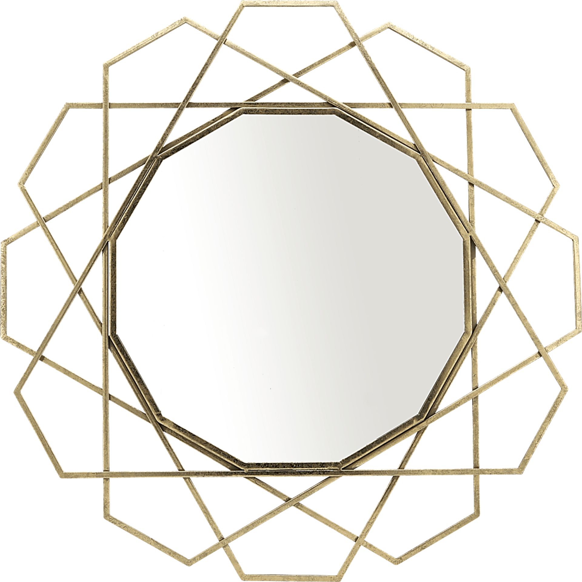 Wheatcroft Gold Mirror - Image 1
