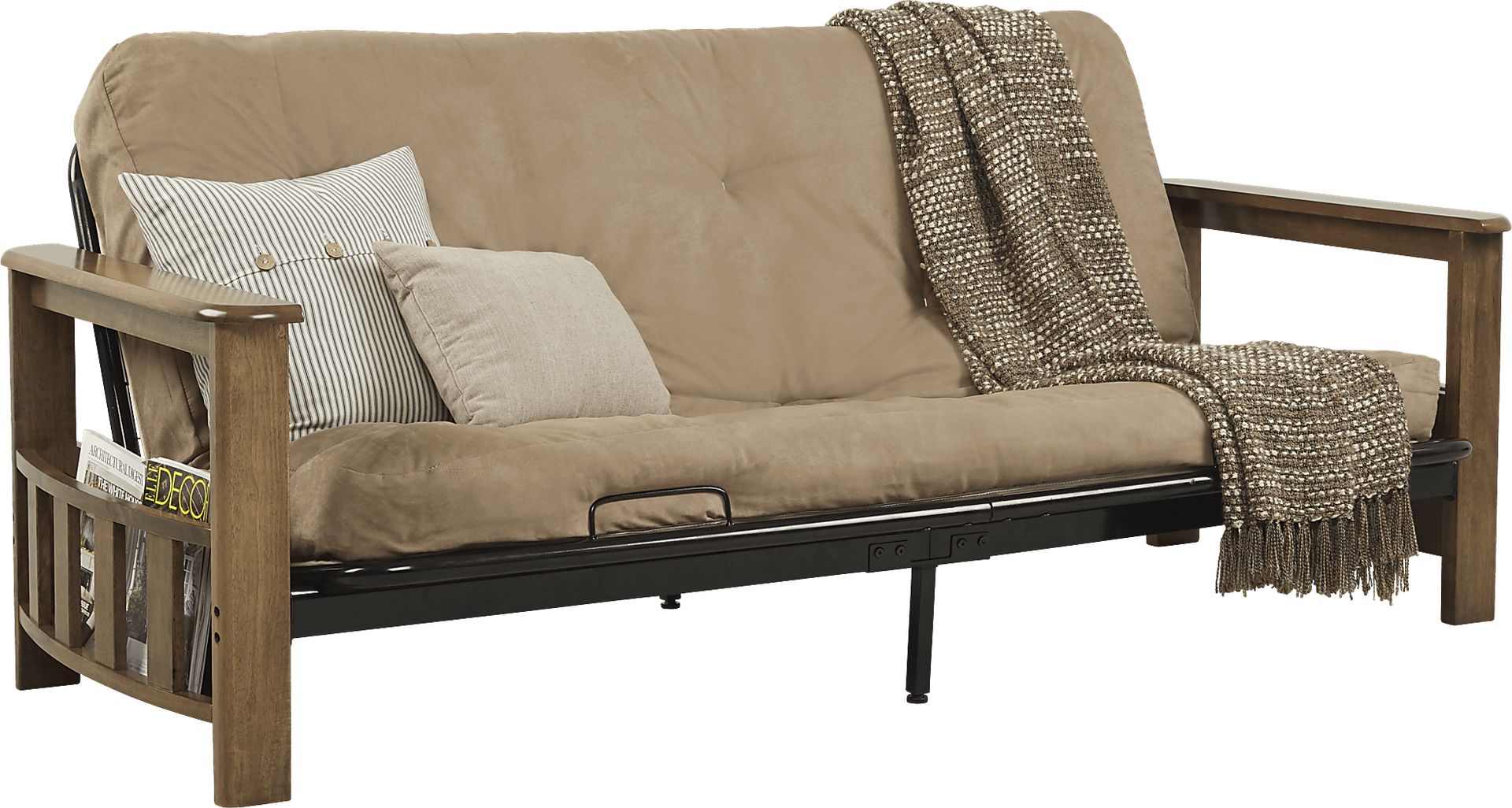 Kids Wheaton Walnut Futon - Image 1