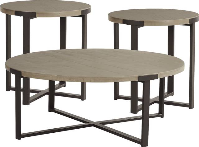 Wheeler Natural 3 Pc Occasional Table Set - Thumbnail - Image 1