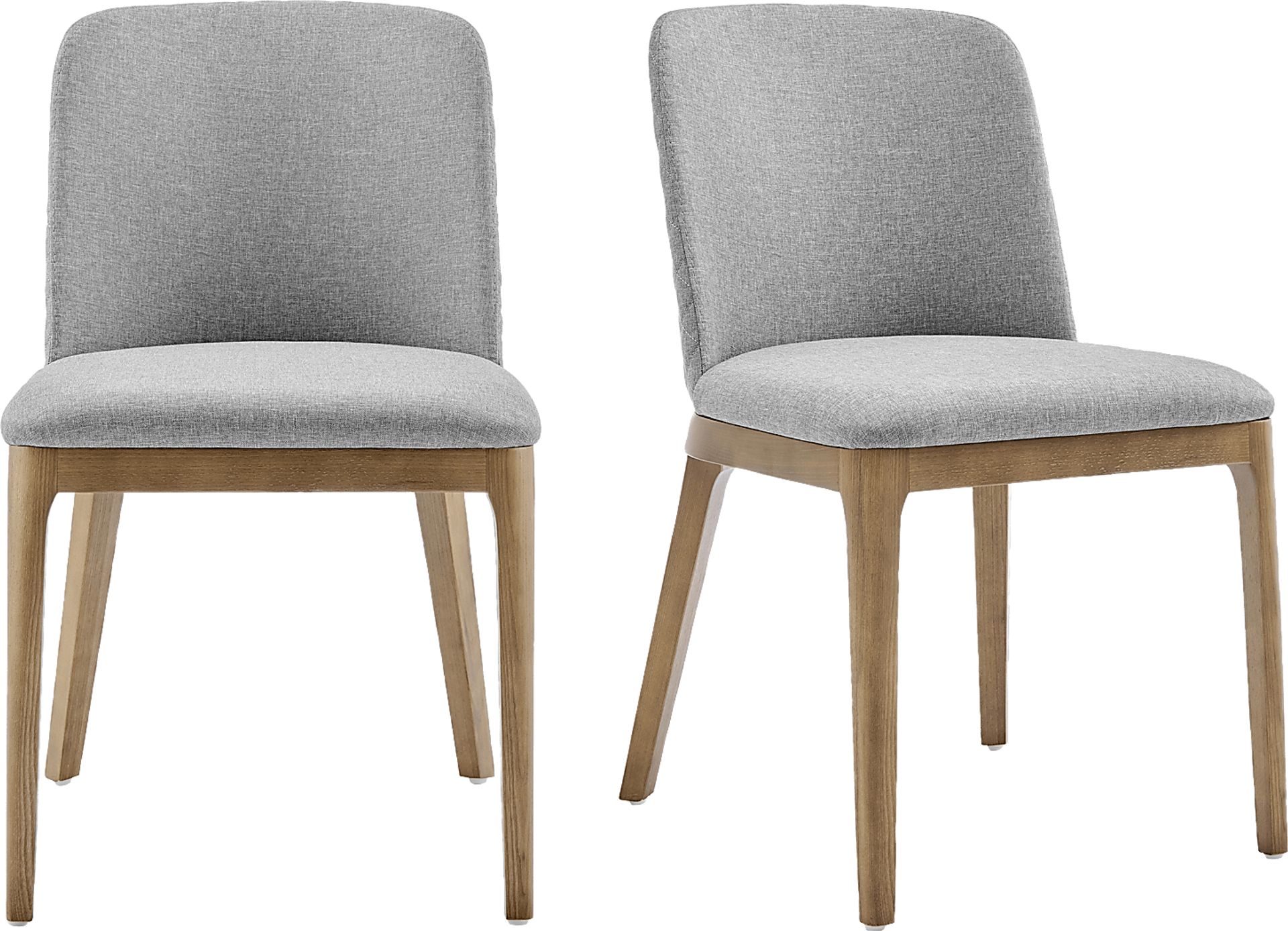 Whelon Light Gray Dining Chair, Set of 2 - Image 1