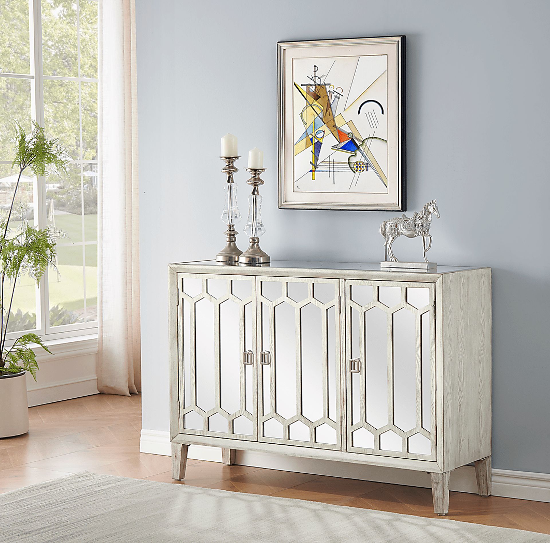 Whifflewind White Accent Cabinet - Image 2