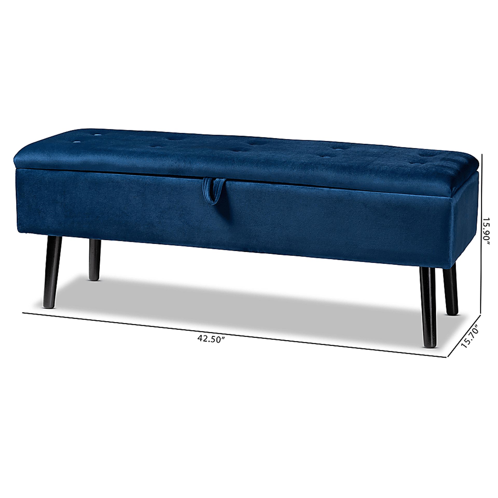 Whimbrel Navy Accent Bench - Image 8