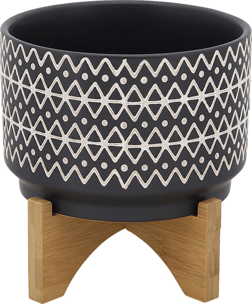 Whimbrell Black Planter