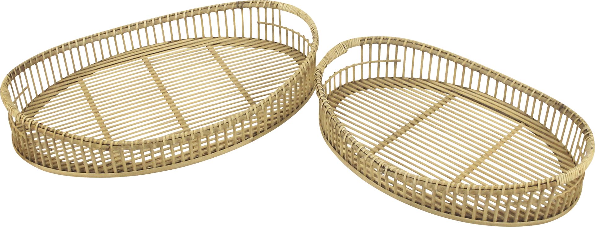 Whimswillow Brown Tray, Set of 2 - Image 1
