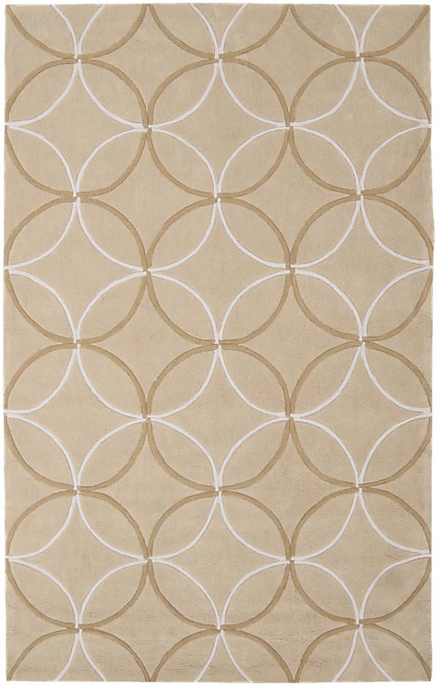 Whimsy Circles Ivory 8 x 11 Rug - Thumbnail - Image 1