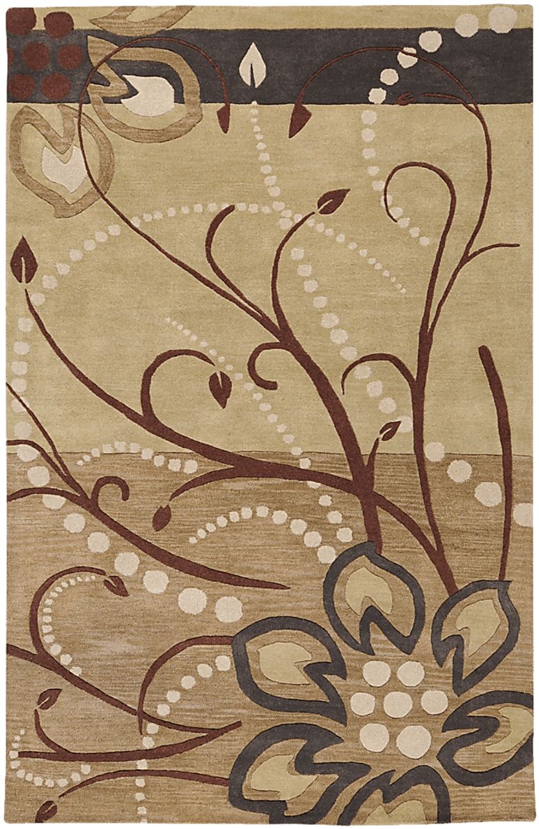 Whimsy Floral 8 x 11 Rug