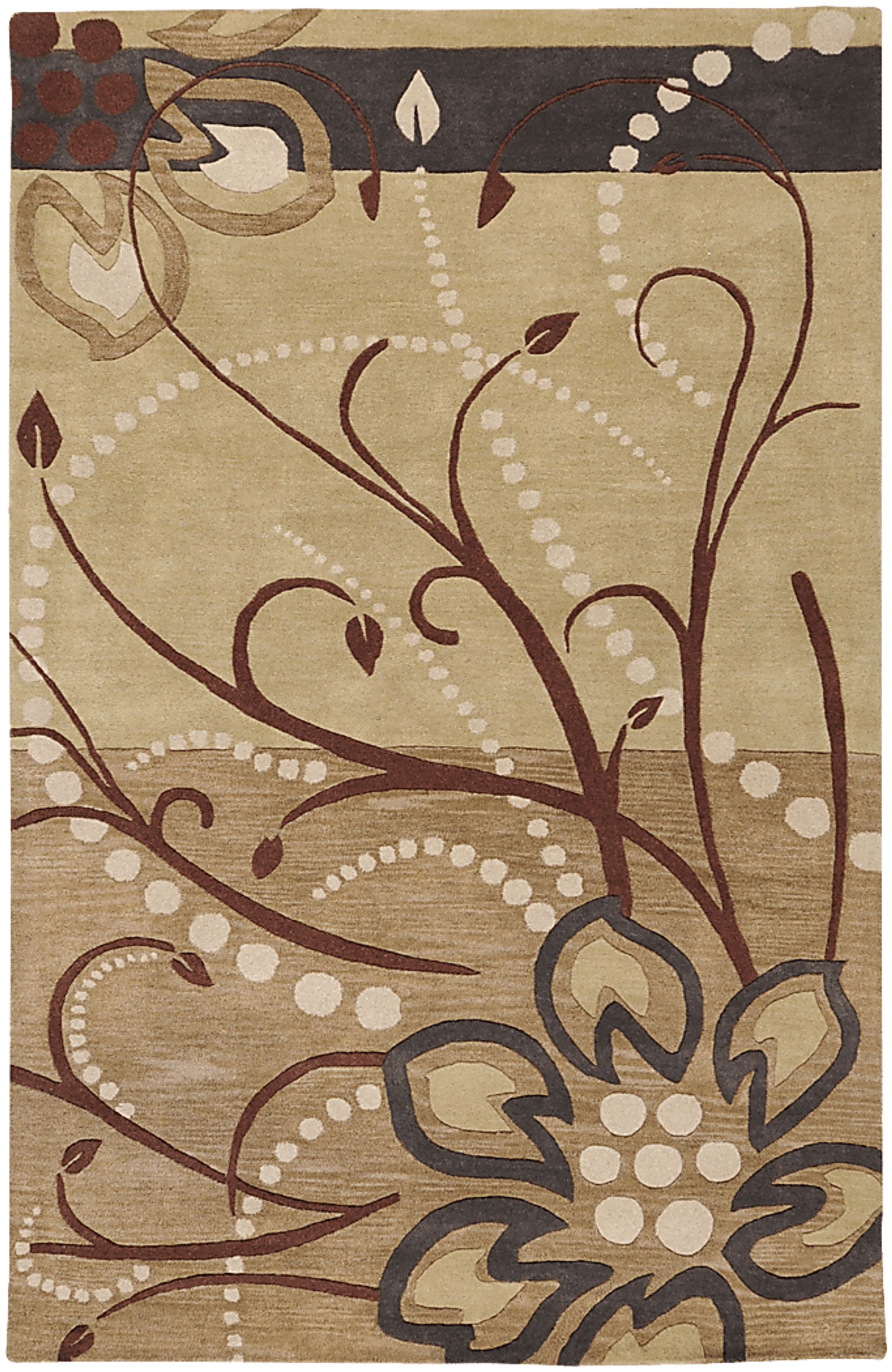 Whimsy Floral 8 x 11 Rug - Image 1