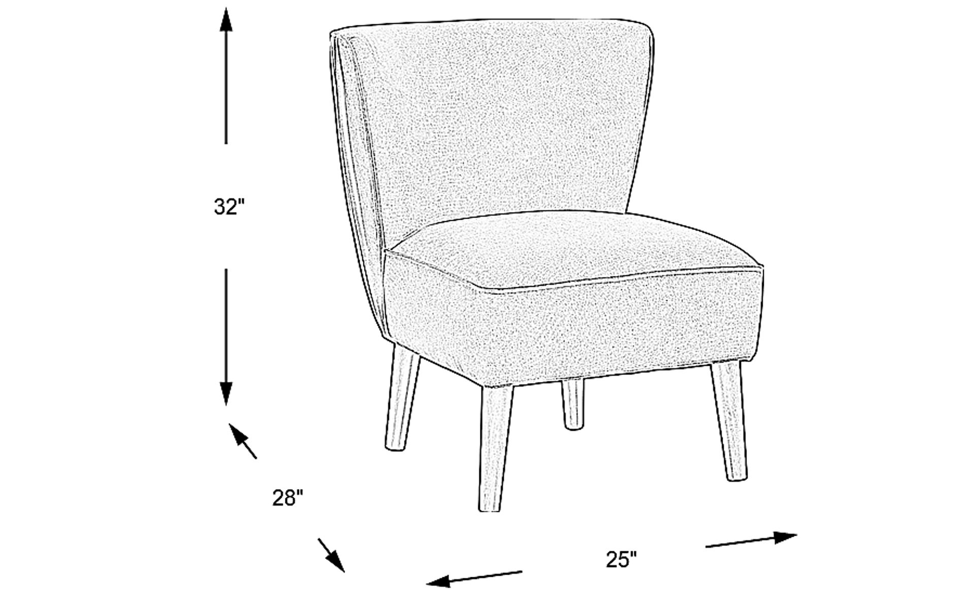 Dimension Image. Please refer to the Dimension Tab on this page for dimension details.