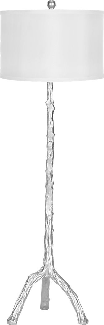Whipple Peak Silver Floor Lamp