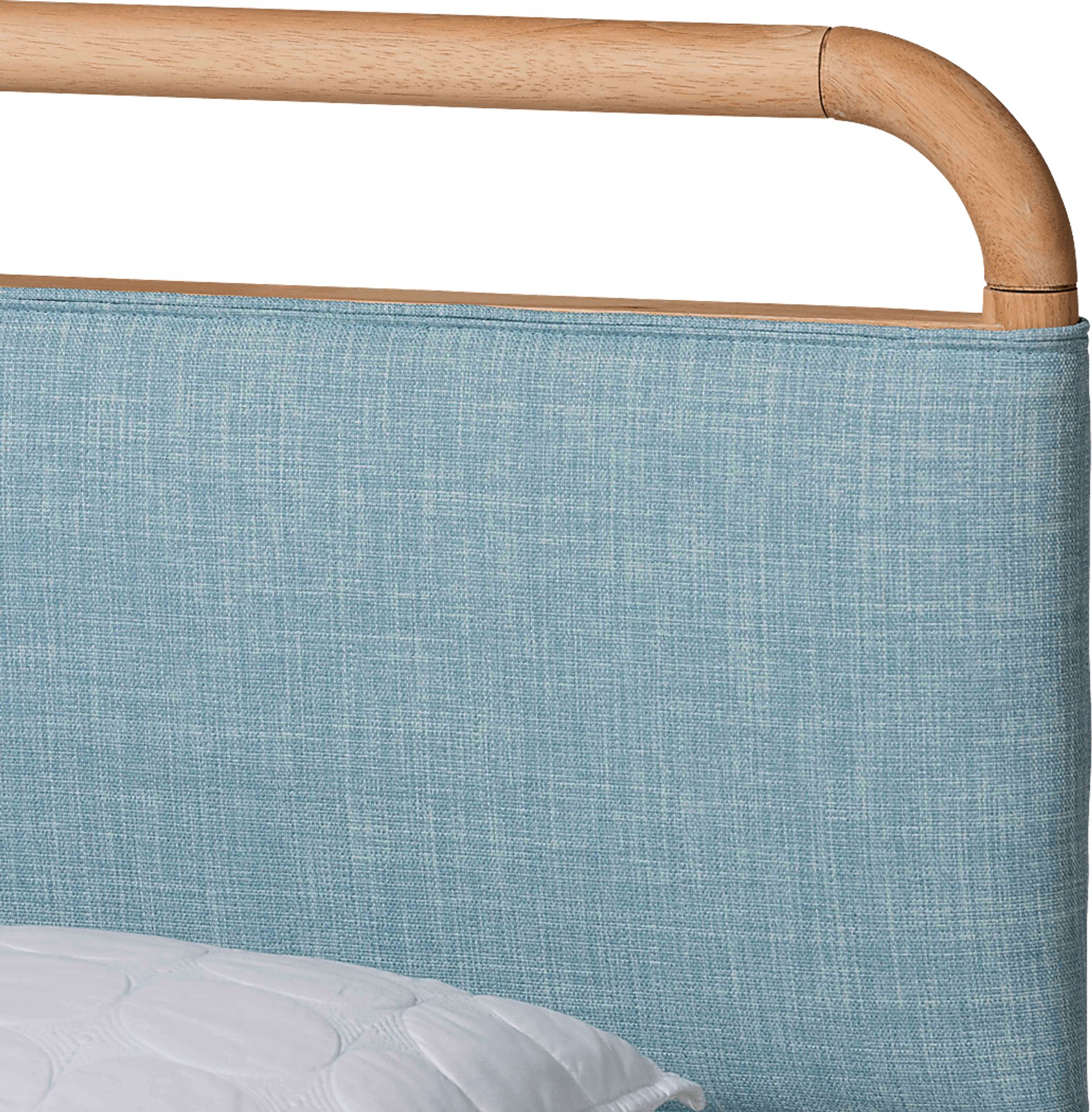 Whipporwill Blue Queen Bed - Image 5