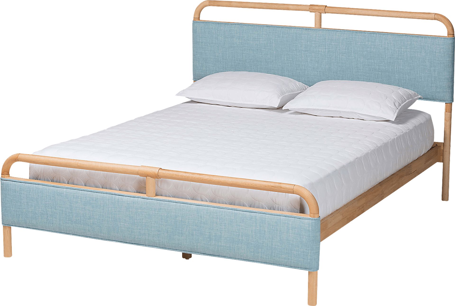 Whipporwill Blue Queen Bed - Image 1