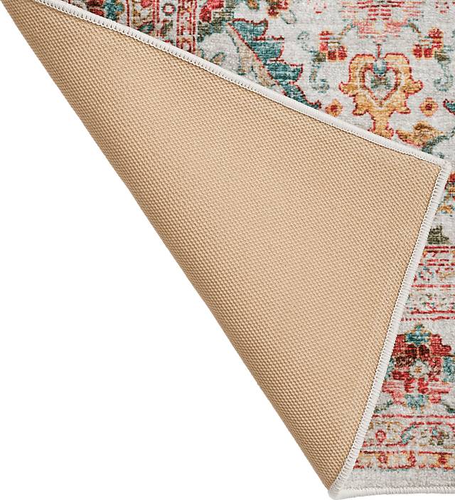 Whirlaw Beige 3' x 5' Rug - Thumbnail - Image 4