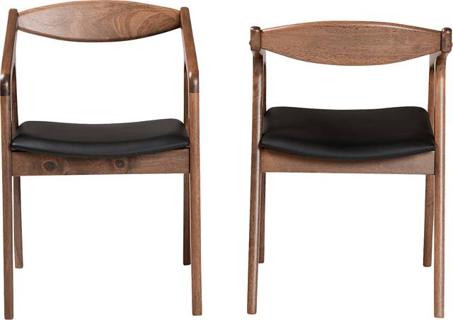 Whirtwell Black Arm Chair, Set of 2 - Thumbnail - Image 2