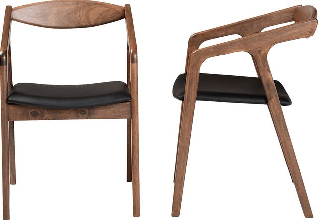 Whirtwell Black Arm Chair, Set of 2 - Thumbnail - Image 3