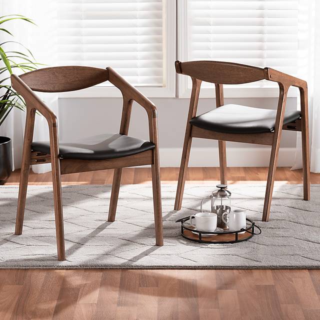 Whirtwell Black Arm Chair, Set of 2 - Thumbnail - Image 7