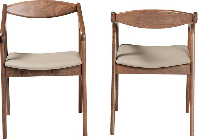 Whirtwell Brown Arm Chair, Set of 2 - Thumbnail - Image 2
