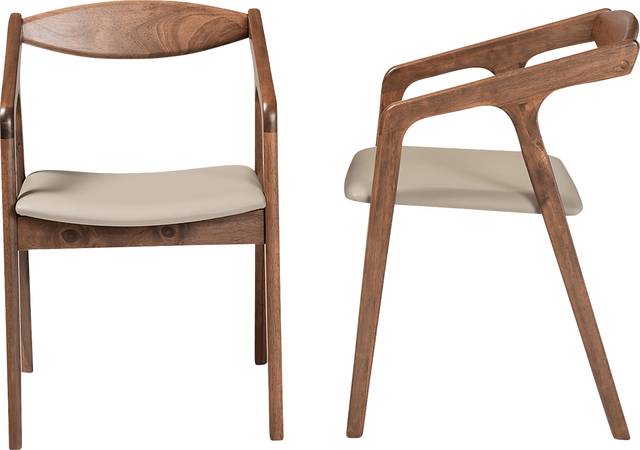 Whirtwell Brown Arm Chair, Set of 2 - Thumbnail - Image 3