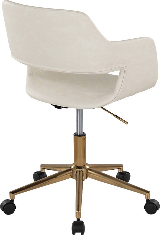 Whisp I Cream Desk Chair - Thumbnail - Image 6