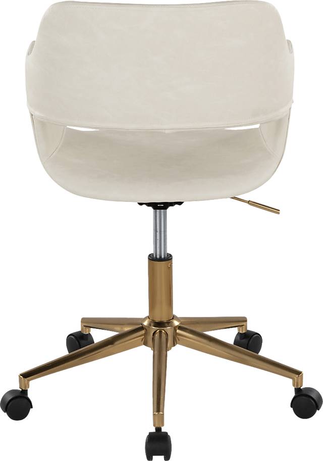 Whisp I Cream Desk Chair - Thumbnail - Image 7