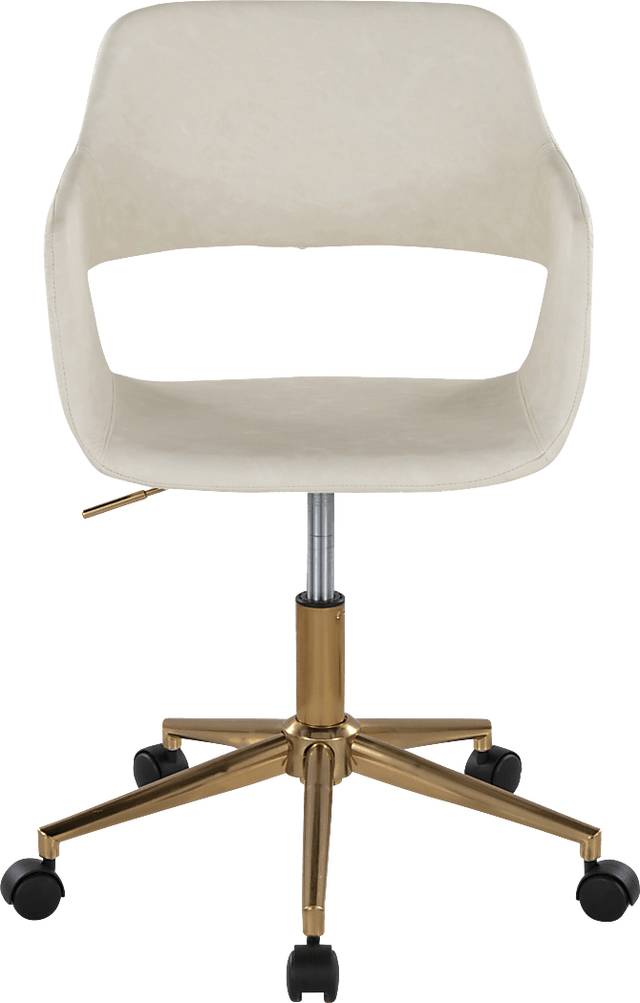 Whisp I Cream Desk Chair - Thumbnail - Image 8