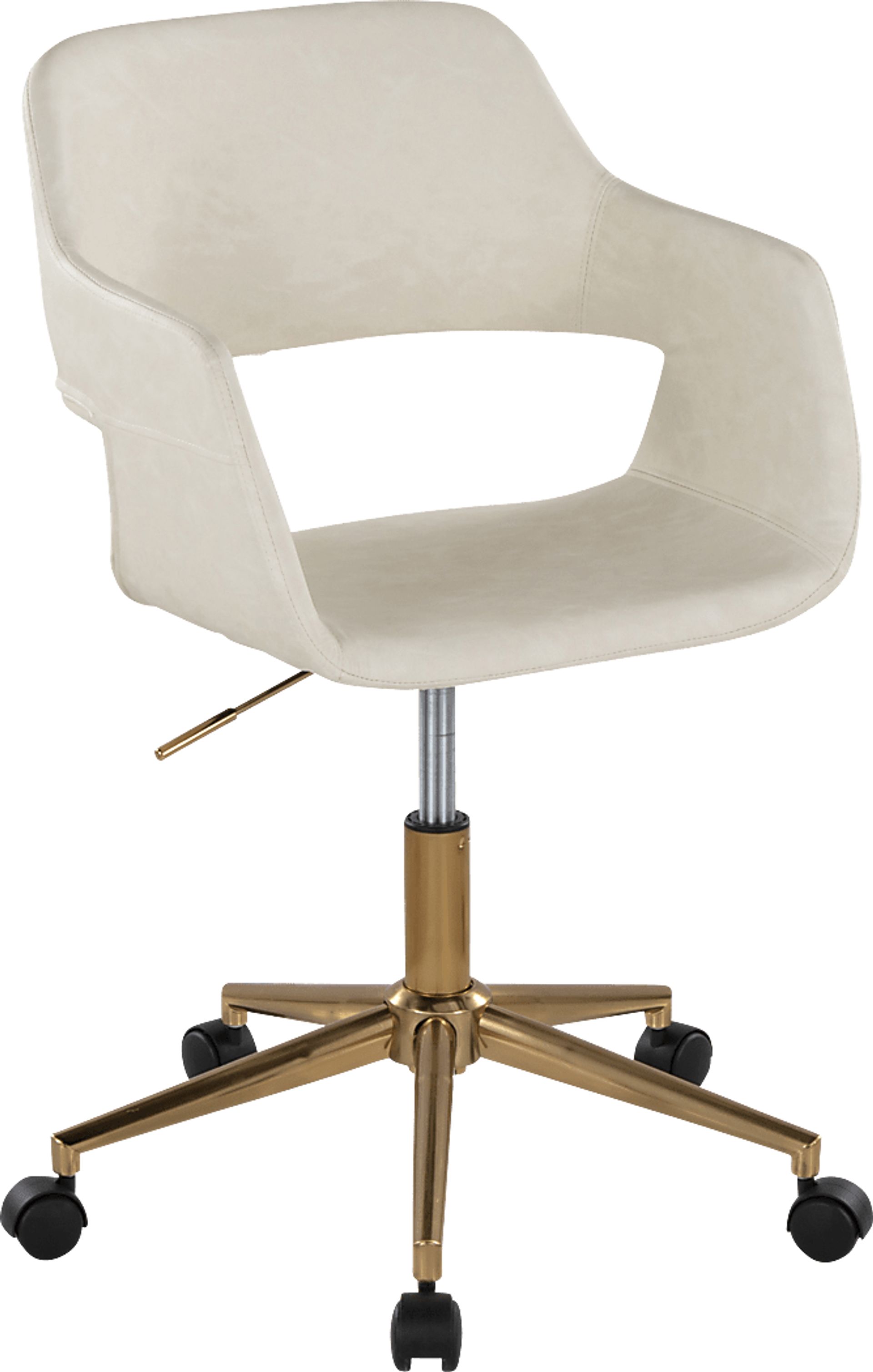 Whisp I Cream Desk Chair - Image 1
