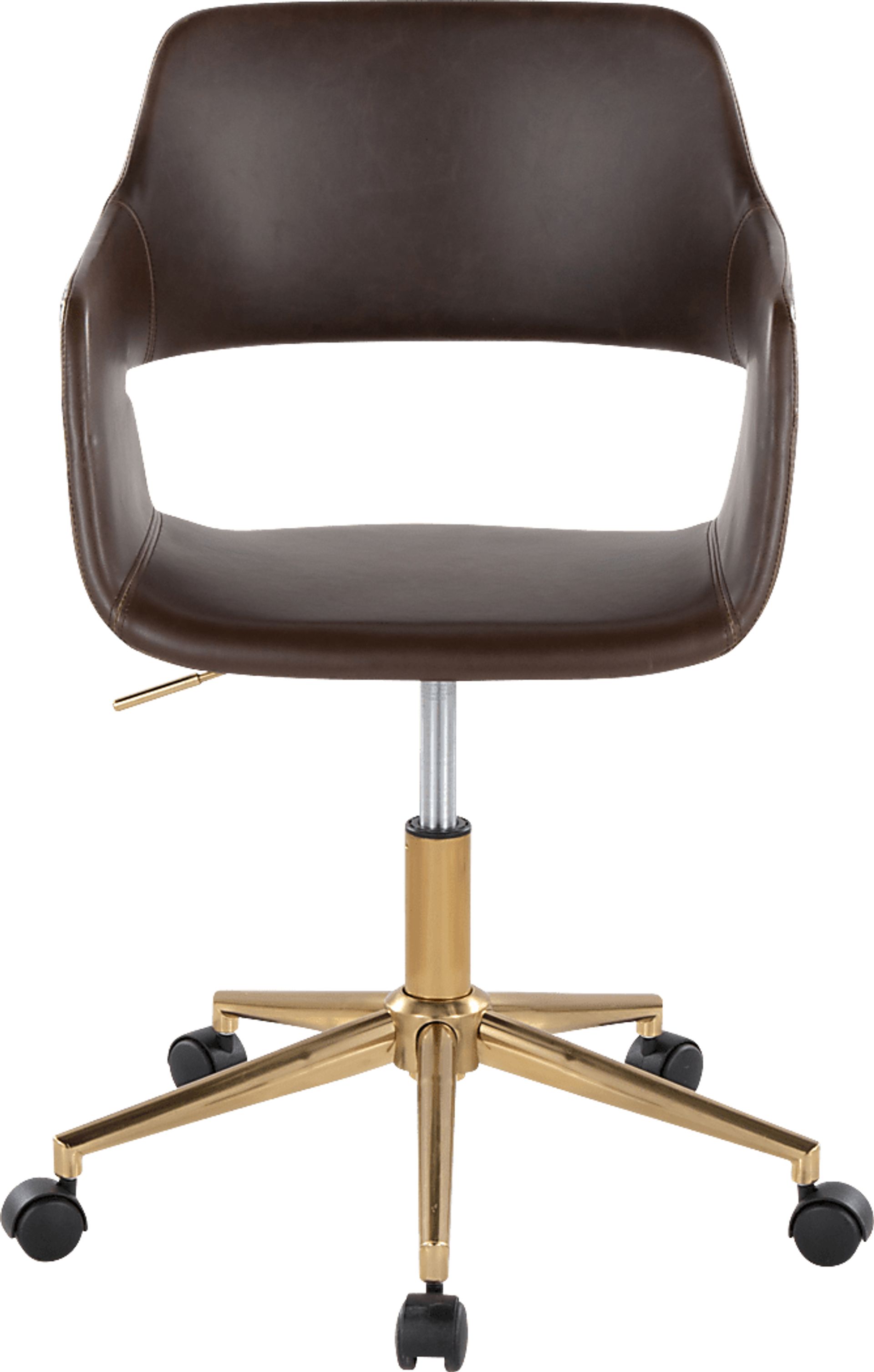 Whisp I Dark Brown Desk Chair - Image 4